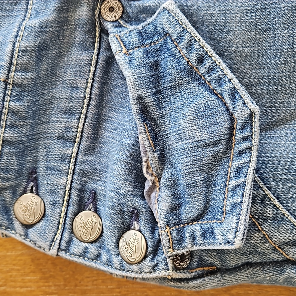VINTAGE CANDIES DENIM OVERALLS - Picture 10 of 12